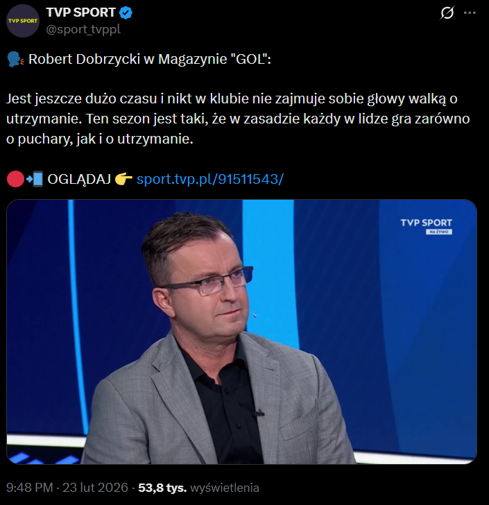 Właściciel Widzewa nt. WALKI JEGO KLUBU O UTRZYMANIE xD